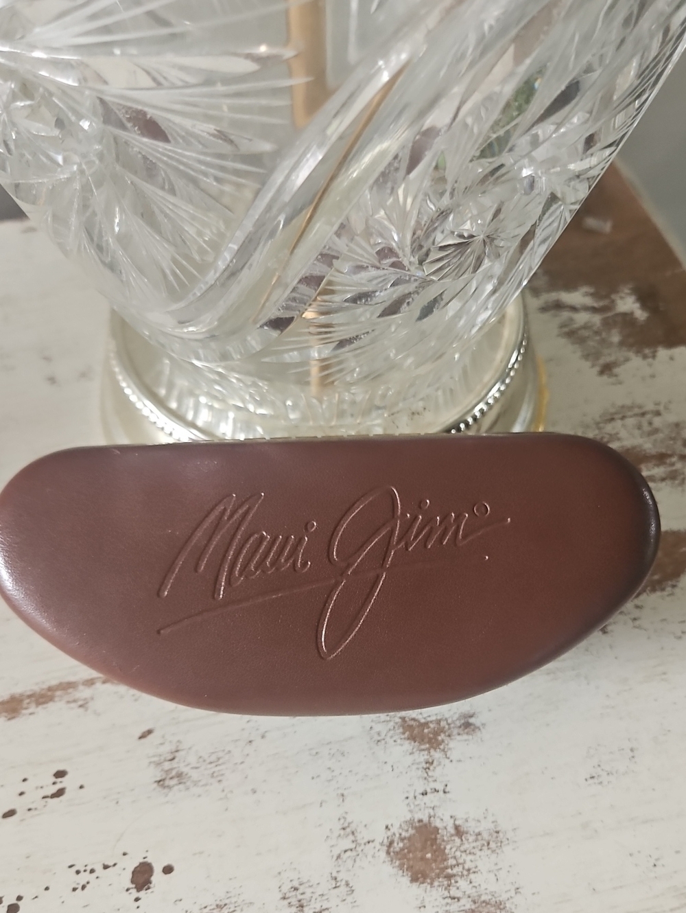 Maui Jim Chocolate Brown Hard Sunglasses Case